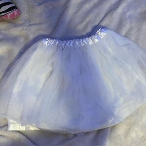 White Coquette Gothic Petticoat Skirt
